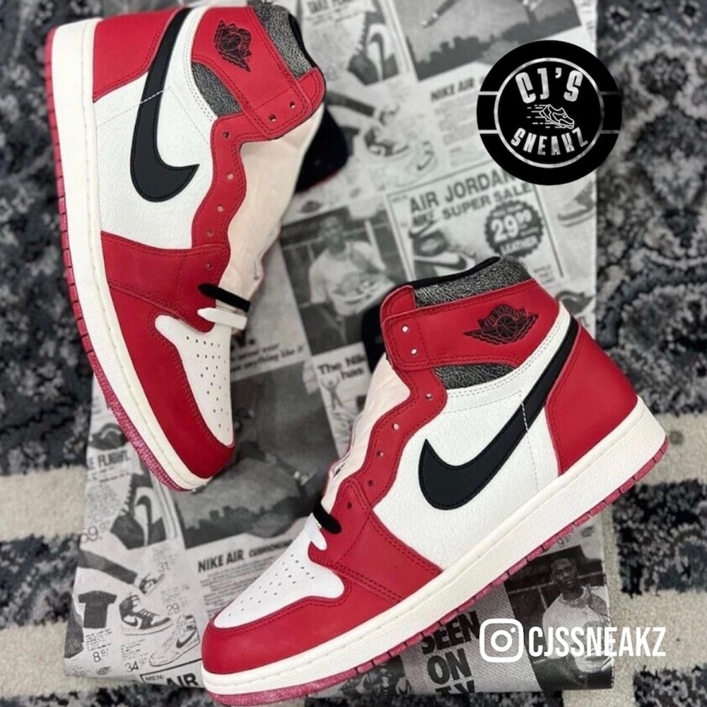 Authentic Air Jordan Retro 1 High ‘Lost and Found’ Sizes 4,4.5 Deadstock!